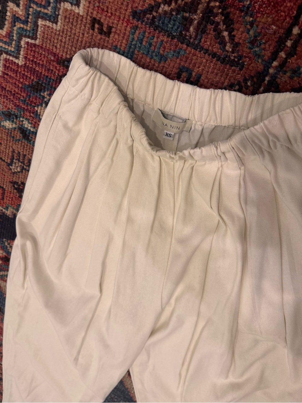 NA NIN Lena Silk Canvas Pant - Picture 6 of 8